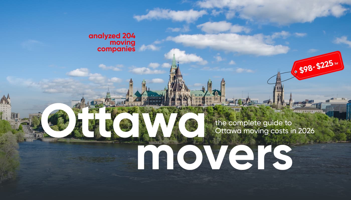Ottawa movers guide - 204 moving companies compared with rates from $98 to $225 per hour