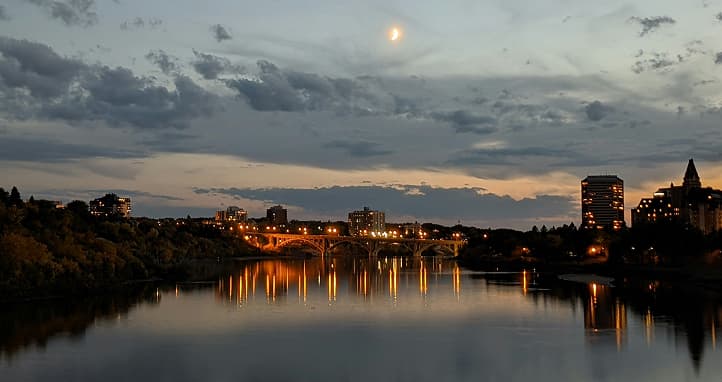 Summer night in Saskatoon