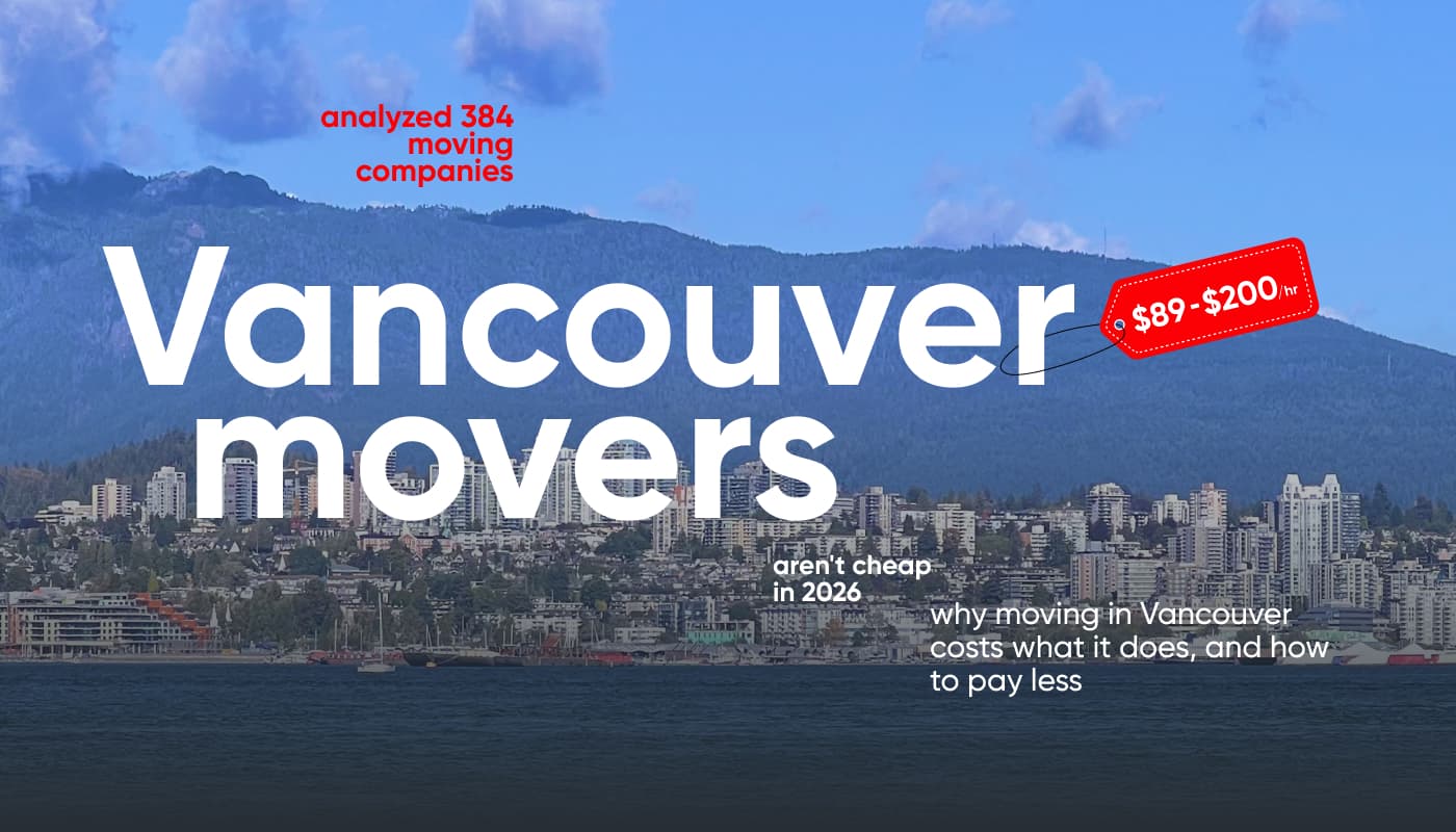 Vancouver movers guide - 354 moving companies compared with rates from $99 to $200 per hour
