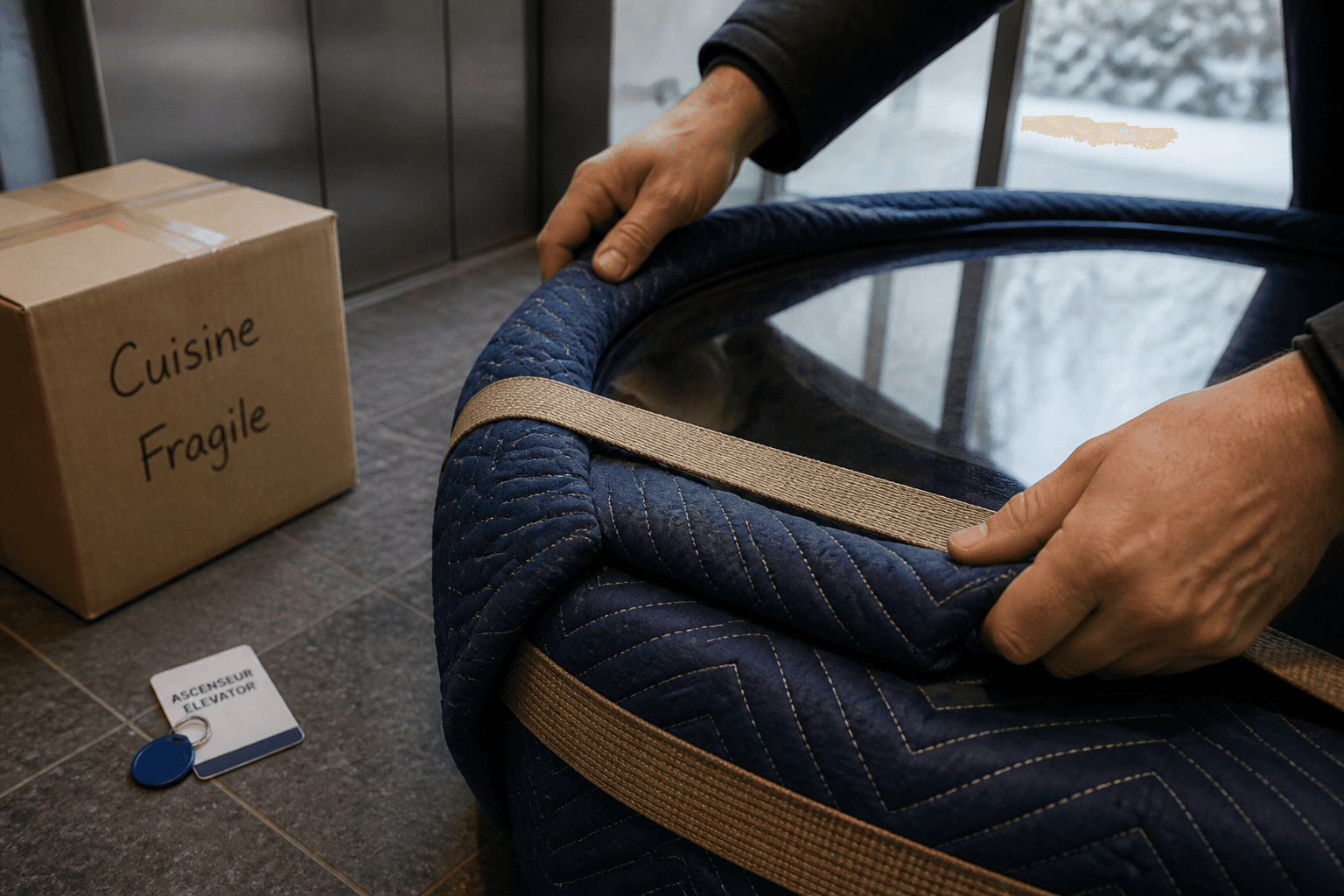 Gatineau Apartment Moving on July 1: Elevator Booking & Access Rules in gatineau — editorial photograph