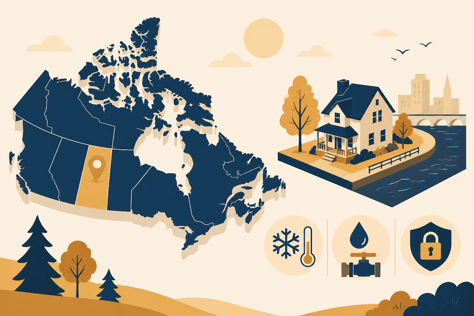 Locking Your Canadian Home for 6 Months: Heat/Water, Insurance & Arrival Day Plan