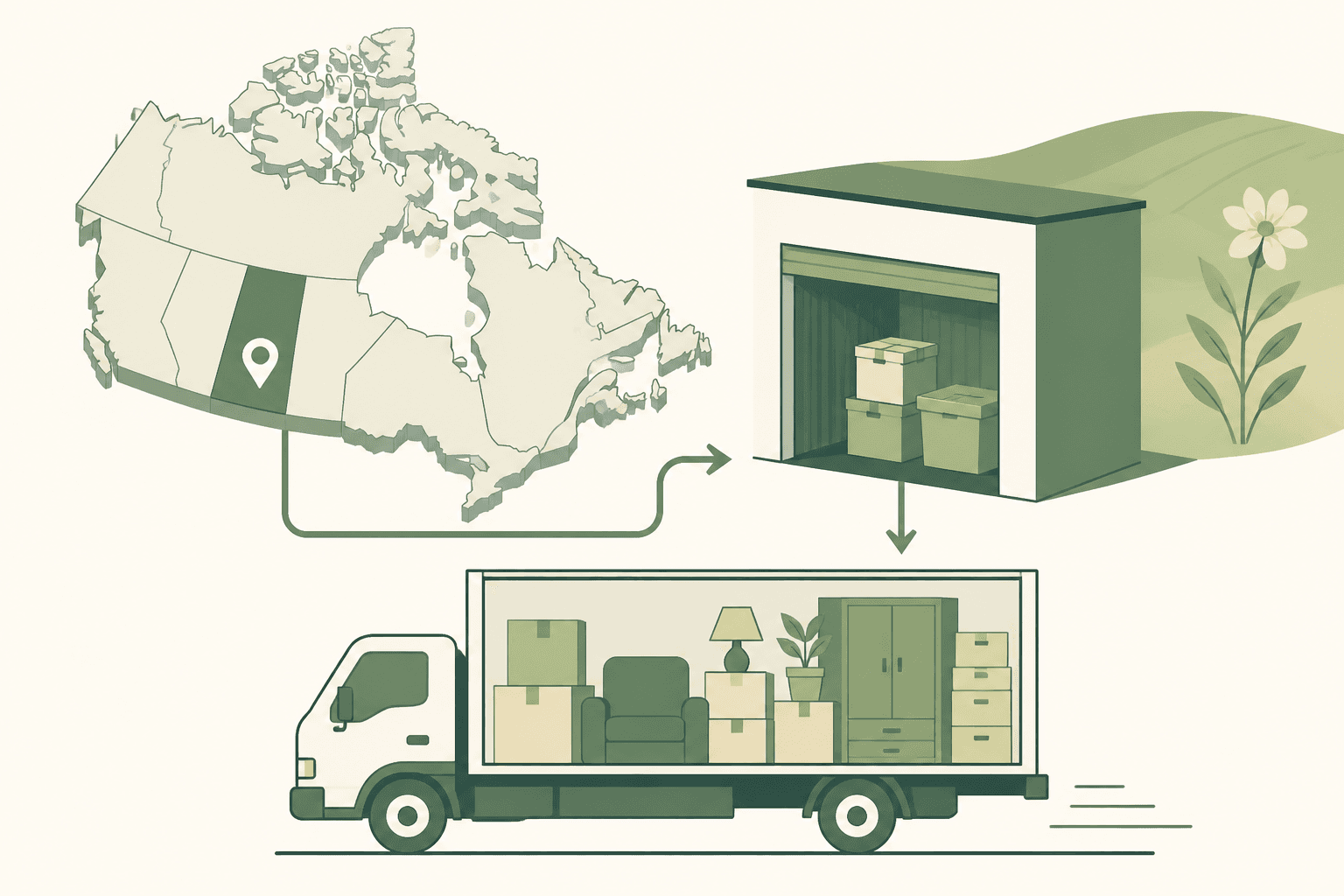 Déménagement mobile et entreposage au Canada : un plan, un bon timing