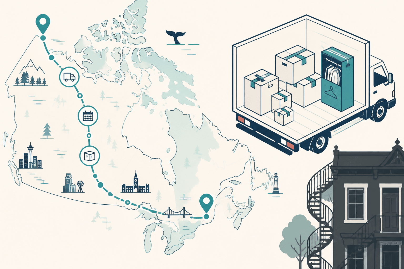 Moving north to south in Canada before winter 2026: costs, timing & storage choices
