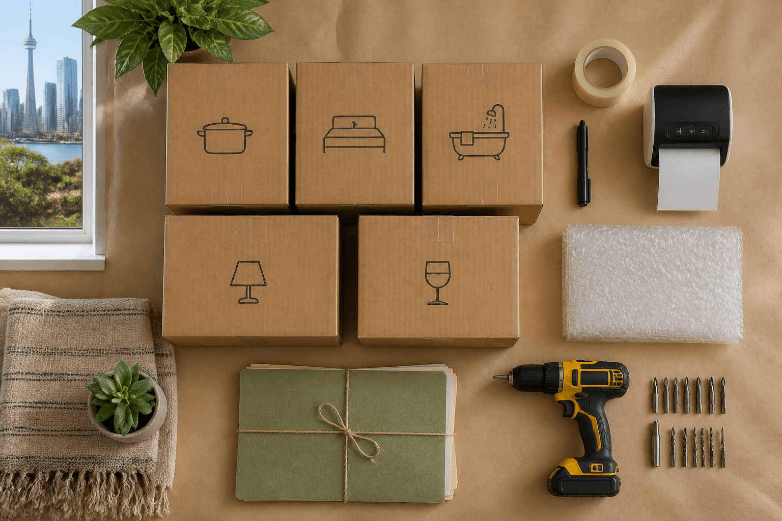Toronto September 1 Move-In Prep: Apartment Checklist for the Week Before in toronto — editorial photograph